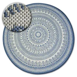 Tappeto cerchio DI SPAGO SISAL FLAT 48695/591 VETRATA