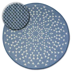 Tappeto cerchio DI SPAGO SISAL FLAT 48715/591 VETRATA