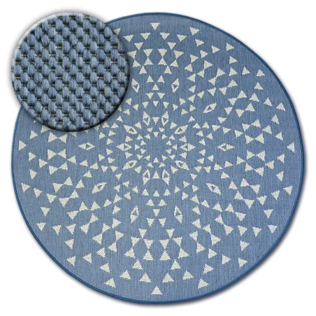 Tappeto rotondo in sisal, stile vetrata, perfetto per la casa