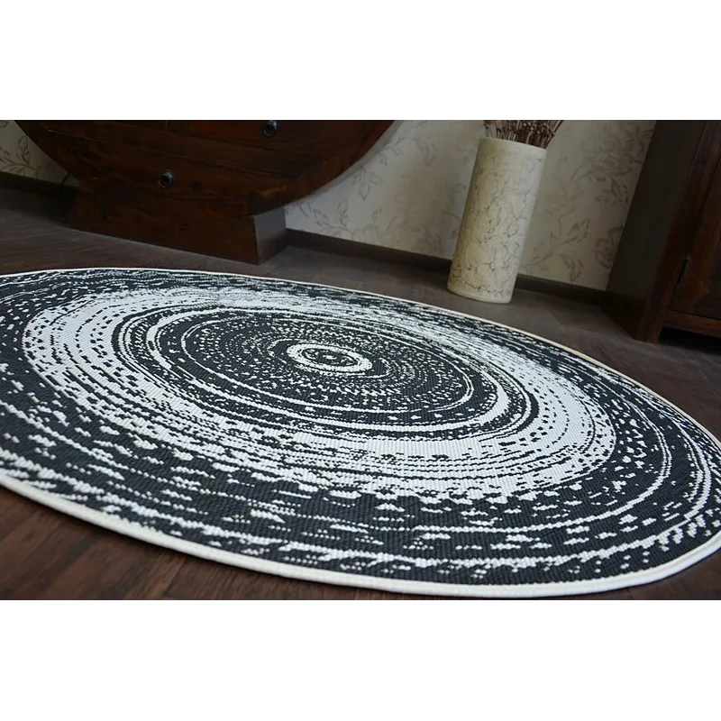 Tappeto rotondo in sisal, per la stanza dei bambini, design allegro