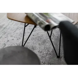 Tappeto moderno VALENCIA in grigio scuro per decorare gli spazi