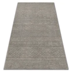 Tappeto SOFT 8040 AZTECO BOHO crema / beige chiaro