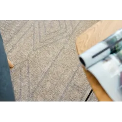 Tappeto SOFT 8040 in tonalità beige, perfetto per interni moderni