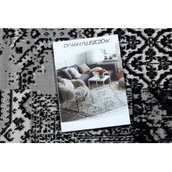 Tappeto vintage grigio, perfetto per interni moderni