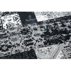 Tappeto patchwork morbido, aggiunta accogliente per la camera da letto