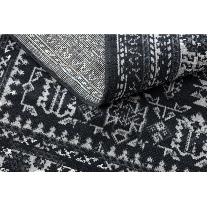 Tappeto Vintage 22212996 nero per arredi eleganti