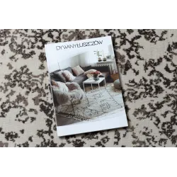 Tappeto vintage elegante beige, ideale per arredi classici