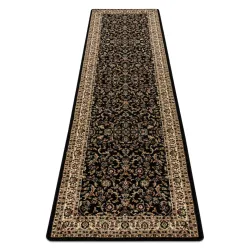Tappeto, Passatoio ROYAL ADR motivo 1745 nero per ingresso, corridoio