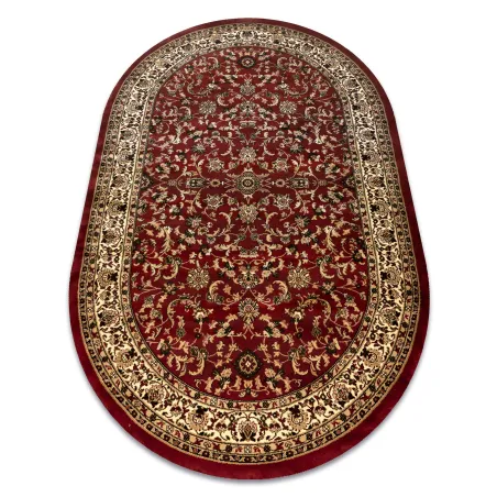 Dywan ROYAL ADR owal wzór 1745 bordo