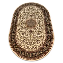 Tappeto ROYAL ADR ovale motivo 521 caramello