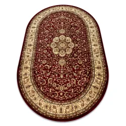 Tappeto ROYAL ADR ovale motivo 521 bordeaux