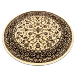 Tappeto ROYAL ADR cerchio motivo 1745 caramello