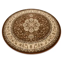 Tappeto ROYAL ADR cerchio motivo 521 marrone