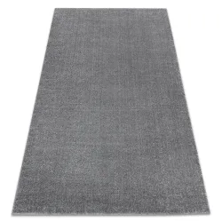 Tappeto SOFT 2485 un colore grigio