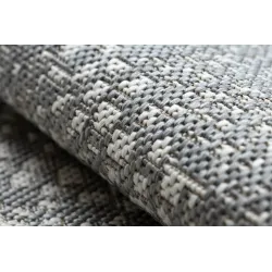 Tappeto in sisal grigio, perfetto per la camera dei bambini