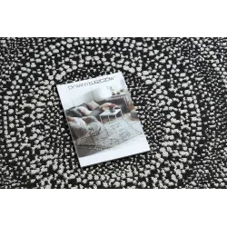 Tappeto elegante a pois, perfetto per interni moderni