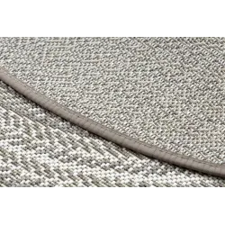Tappeto circolare in sisal, morbido al tatto, elegante stile boho