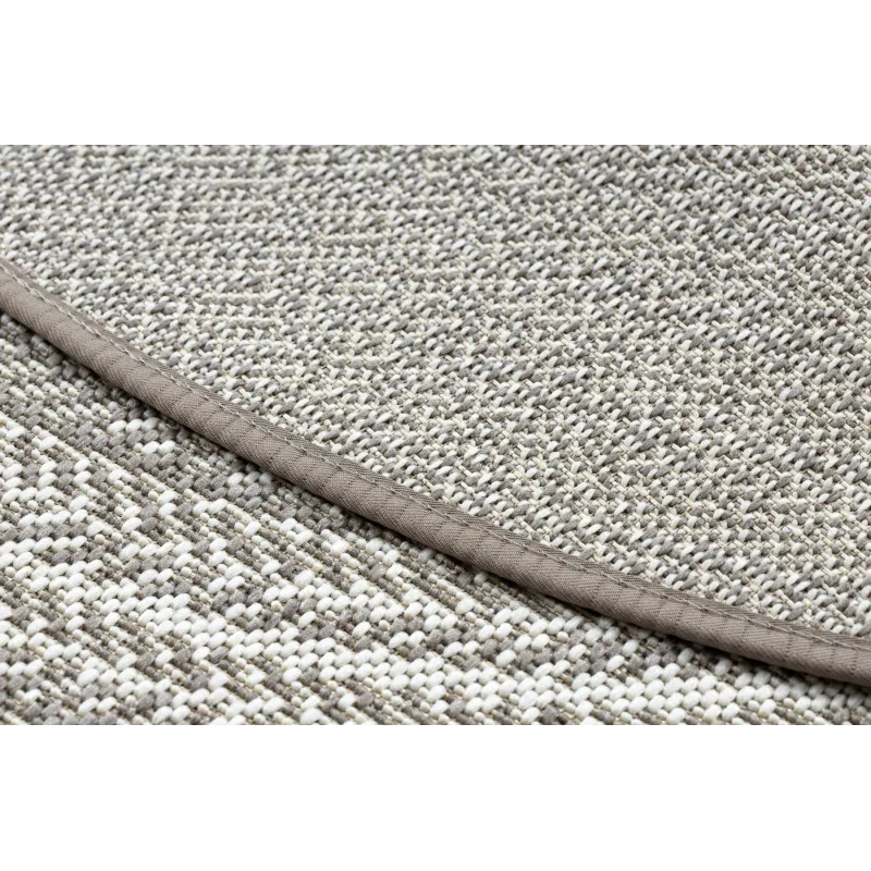 Tappeto circolare in sisal, morbido al tatto, elegante stile boho