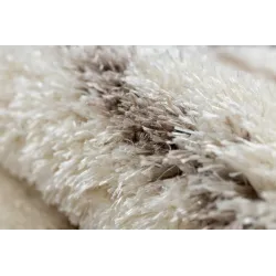 Tappeto FLUFFY 2371 moderno in beige per interni eleganti
