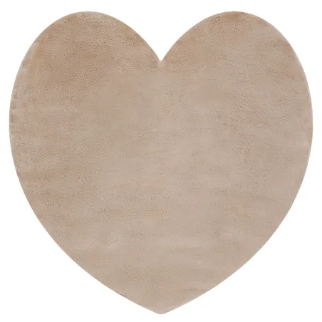 Tappeto shaggy beige, antiscivolo e lavabile, perfetto per il soggiorno