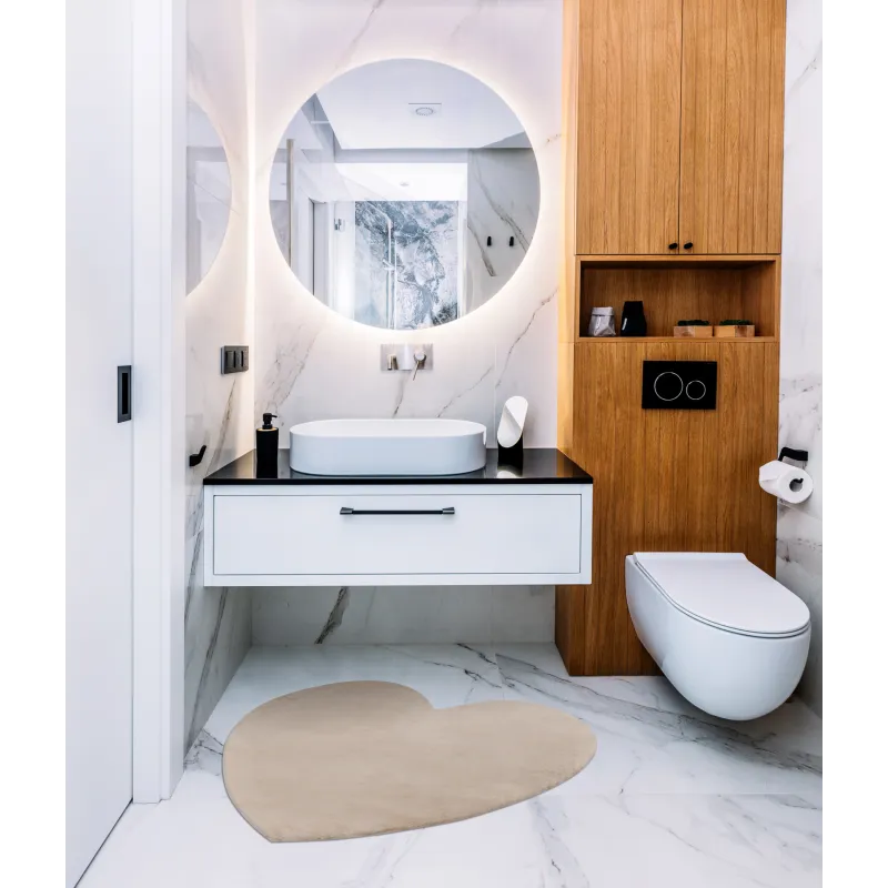 Tappeto shaggy moderno beige, perfetto per la camera da letto