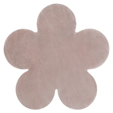 Tappeto shaggy rosa cipria, antiscivolo, perfetto per il soggiorno