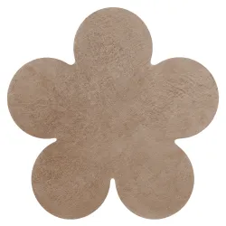 Tappeto SHAPE 3106 Shaggy Fiore - beige peluche, antiscivolo, lavabile