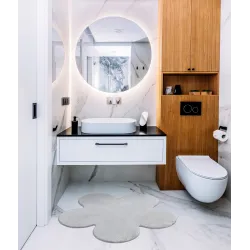 Tappeto Shaggy grigio, ideale per arredamenti moderni e confortevoli
