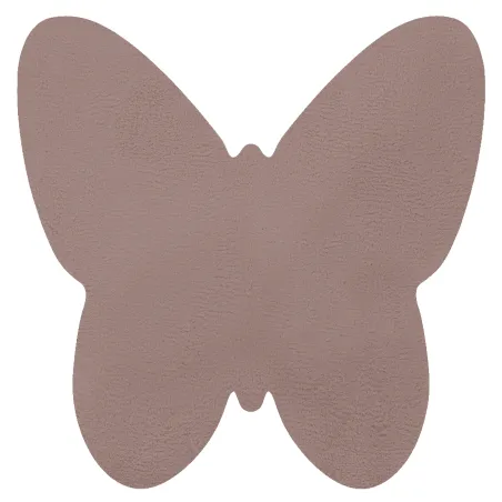 Tappeto SHAPE 3150 Shaggy Farfalla in rosa, antiscivolo e lavabile