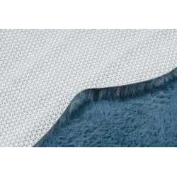 Tappeto in peluche blu, per soggiorno o camera da letto