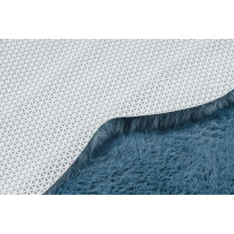 Tappeto in peluche blu, per soggiorno o camera da letto