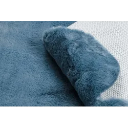 Tappeto shaggy blu, perfetto per la stanza dei bambini o per giocare