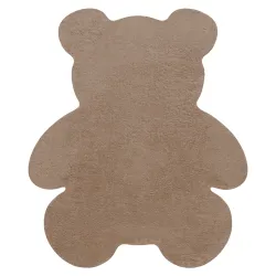 Tappeto SHAPE 3146 Shaggy orsacchiotto di peluche - beige peluche, antiscivolo, lavabile