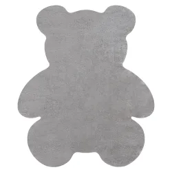 Tappeto SHAPE 3146 Shaggy orsacchiotto di peluche - grigio peluche, antiscivolo, lavabile