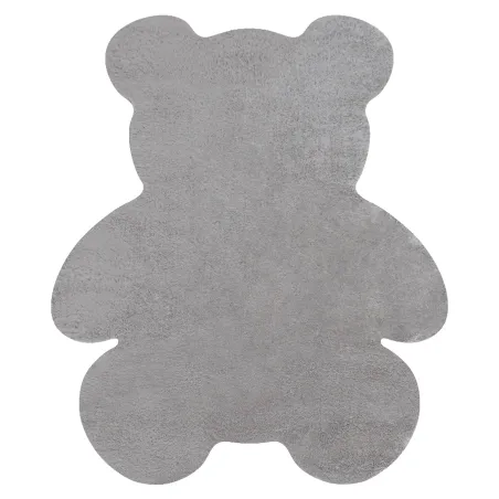 Tappeto SHAPE 3146 Shaggy orsacchiotto - grigio, morbido, antiscivolo, lavabile