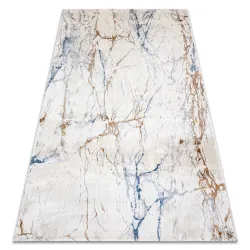 Tappeto ACRILICO ELITRA 9962 Marmo vintage avorio / blu