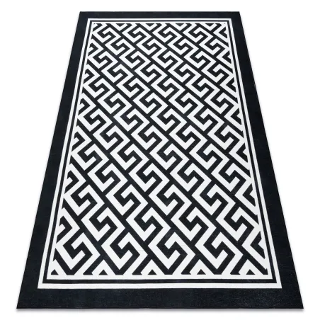 ANTIKA Tappeto 122 tek, moderno greco, lavabile in avorio e grigio