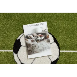 Dywan MUNDIAL Boisko,  piłka nożna - zieleń 
