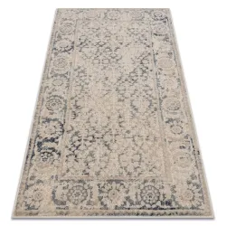 Tappeto NAIN Telaio ornamento vintage 68981/50955 beige / blu scuro