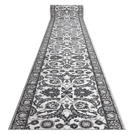 Passatoia MATEO 8037/644 tappeto classico grigio con fiori