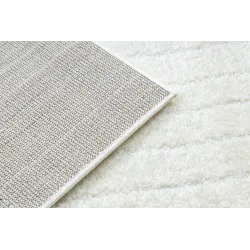 Tappeto moderno crema, perfetto per camere da letto o soggiorni