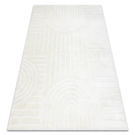 Tappeto geometrico moderno crema, perfetto per il soggiorno