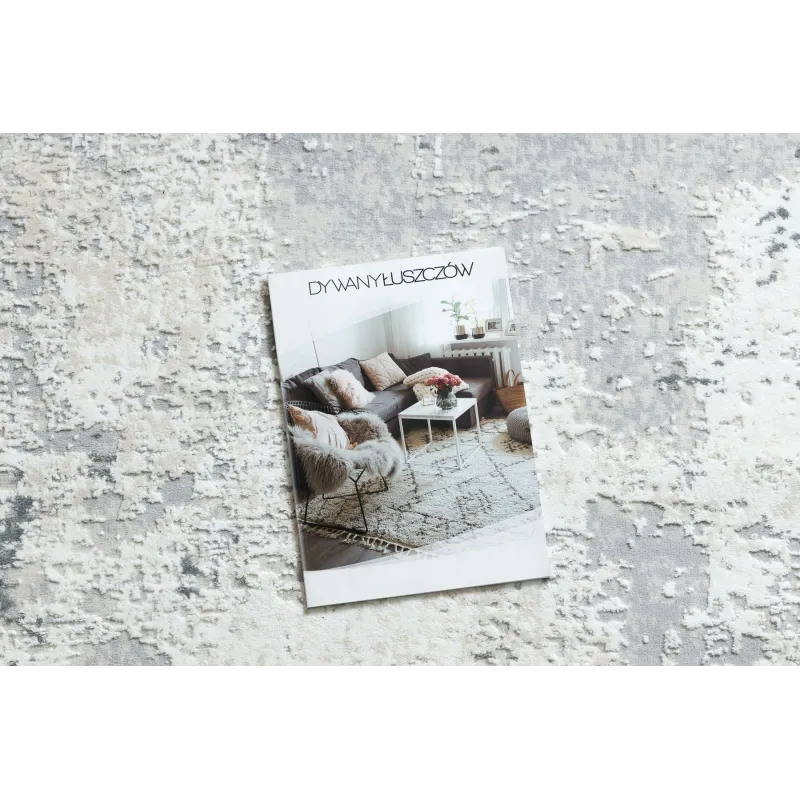 Tappeto moderno DUKE 51378 panna e grigio, aggiunta elegante a qualsiasi ambiente