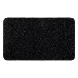 Tappeto da bagno SYNERGY glamour, antiscivolo, morbido - lurex nero