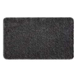 Tappeto da bagno SYNERGY glamour, antiscivolo, morbido - lurex grigio