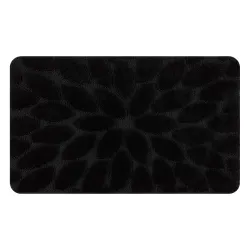 Tappeto da bagno SUPREME STONES pietre, antiscivolo, morbido - nero