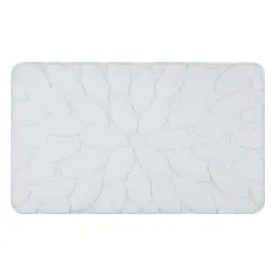 Tappeto da bagno SUPREME STONES pietre, antiscivolo, morbido - bianco