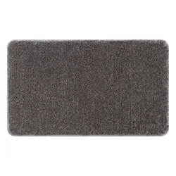 Tappeto bagno SANTA tinta unita, antiscivolo, morbido - grigio