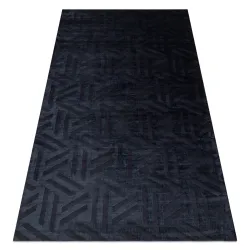 Tappeto PEARL 51326E nero - Geometrico, esclusivo, strutturato