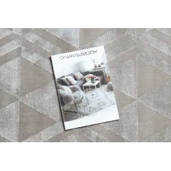 Dywan PEARL 51323C beż - Geometryczny, ekskluzywny, strukturalny 